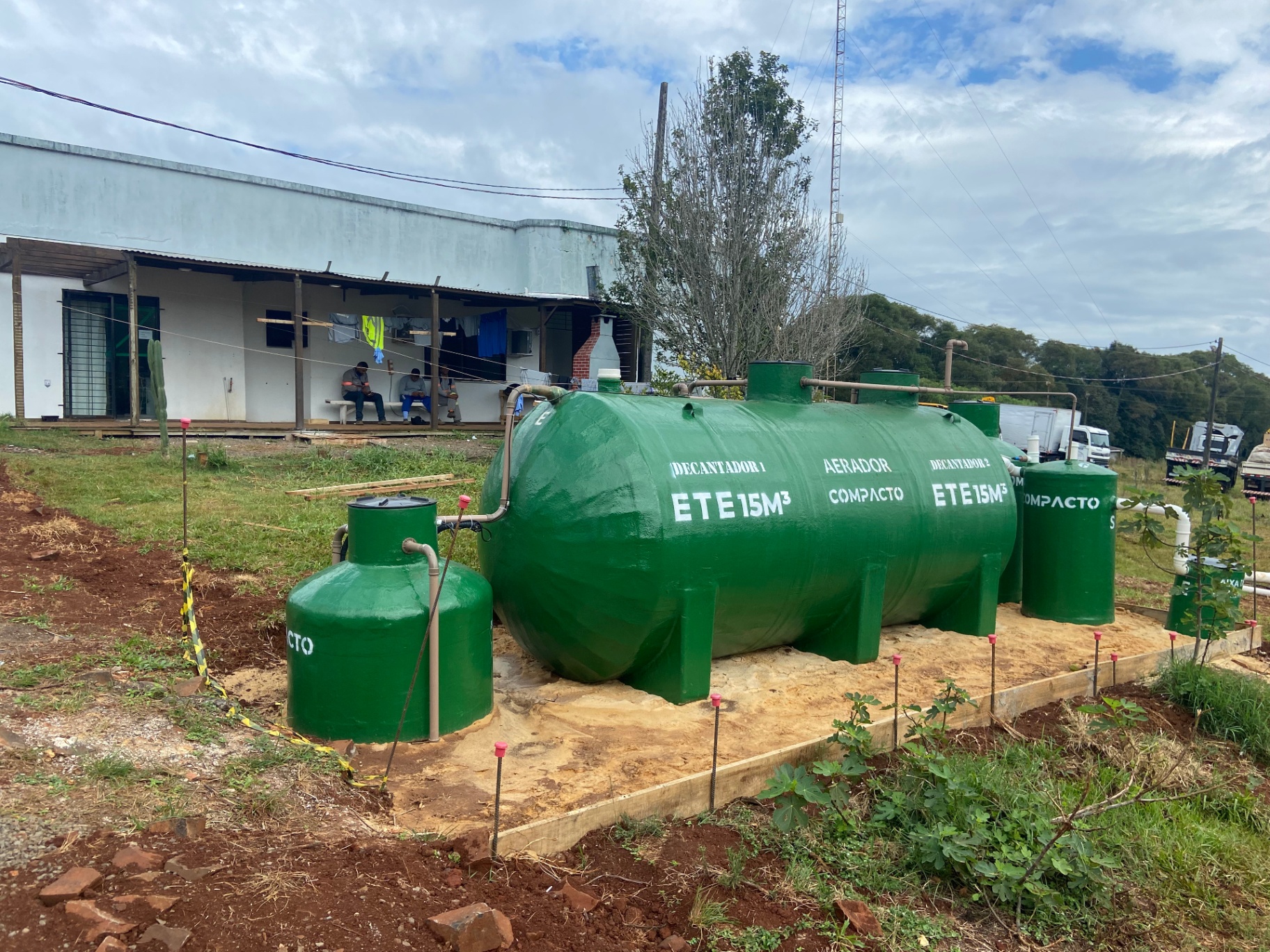 ETE 15M³ instalada